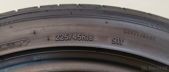 Letní pneumatiky 3x GoodYear + 1x Bridgestone 225/14/18 91Y - 5