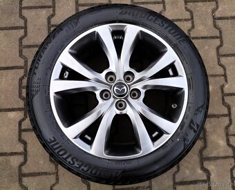 Alu kola originál Mazda CX-30 5x114,3 R18 KRÁSNÁ SADA - 5