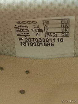 Kožené Ecco boty vel.40 starorůžové - 5