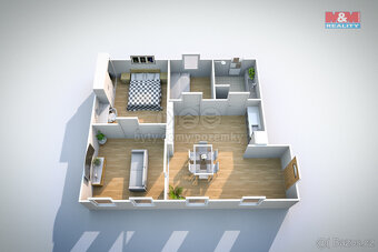 Prodej bytu 3+1, 73 m², Velké Březno - 5