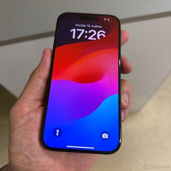 iPhone 15 Pro 256GB, 100% baterie, 12 měsíců záruka - 5