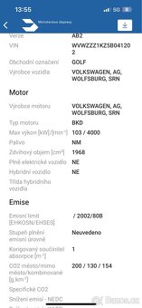 Díly golf 5 2.0 tdi 103 kw BKD - 5