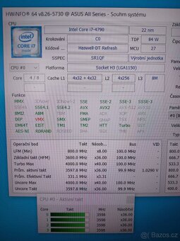 i7 4790(4/8x3,6/4Ghz)- socket 1150 - 5