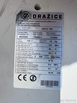 Kotel Viadrus Hercules U26, bojler Dražice OKCV 160 a dalsi - 5