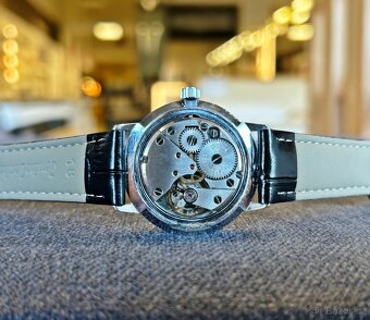 Československé mechanické vintage retro hodinky PRIM Elegant - 5