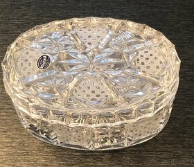 Broušená dóza - Bohemia - český křišťál - 5