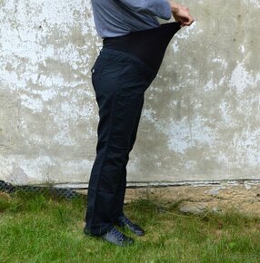 Černé těhotenské kalhoty Yessica vel. 44 - 5