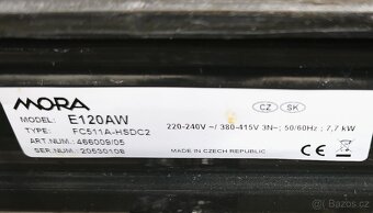 Sporák MORA Model E120AW - 5