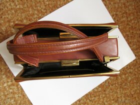 Kožená kabelka, z Paříže, 1970 - 5