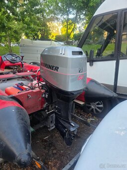 Prodám motorový člun Zodiac Mark II s motorem 50hp elektrick - 5
