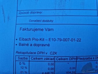 Pružiny eibach pro kit superb 2 - 5