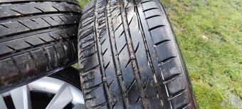 Renault hliníková kola 17'+pneu originální - 5