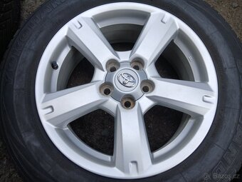 Prodám sadu ALU kol Toyota 225/65R17 letní - 5
