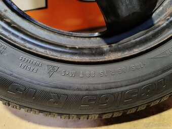 Kola pro Opel Corsa 6x15'' zimní pneu + poklice - 5