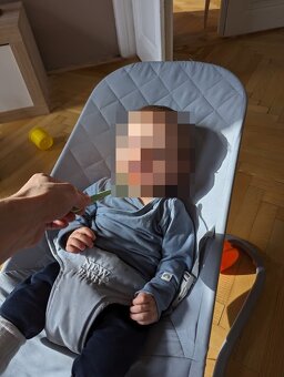 Dětské houpací lehátko NEW BABY SHAKY Gray - 5