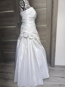 Tradiční svatební šaty 38/40/42 - 5