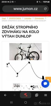 Stropní držák /výtah na kolo dunlop - 5