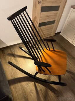 Retro finské houpací křeslo 1960 - 5