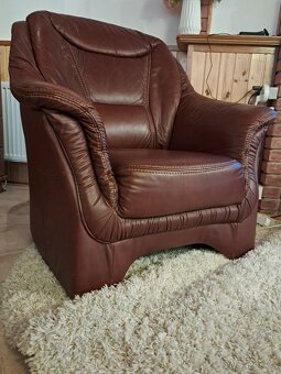 ITALSKÉ KOŽENÉ KŘESLO BOLOGNA - 5