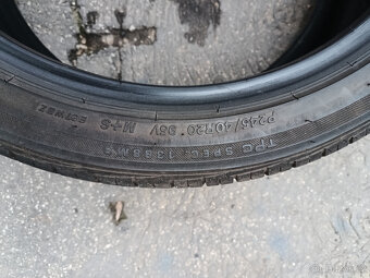 2ks BRIDGESTONE 245/40/20 celoroční M+S - 5