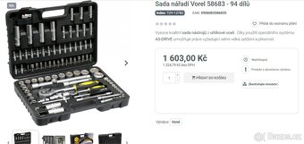 Nová gola sada nářadí Vorel 58683 - 5
