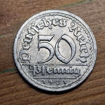 Německo- 50 pfennig 1920,21,22 - 5