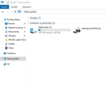 HP G62,i3-M350,WIN 10,HDD 640GB,RAM 8GB,15.4palců - 5