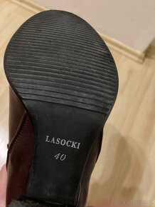 Kožené kotníkové boty Lasocki vel. 40 - 5