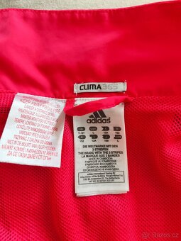 Dívčí lehká sportovní bunda ADIDAS růžová pro 11-12 let - 5