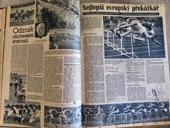 Zviazané športové časopisy Ruch, ročník V., rok 1950 - 5