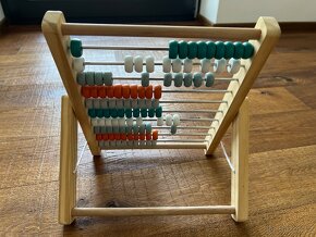 Kindsgut dřevěné počítadlo - Petrolejová - 5