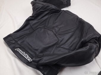 Probiker PRX Black pánska kožená kombinéza na moto 52 L - 5