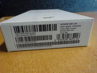 HONOR 400 Lite 5G 8 GB / 256 GB, zelená,nerozbalený - 5