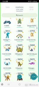 Prodám Pokémon účet - 5