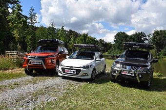 Autostan střešní stan Dakota 120 skořepinový stan Wild Land - 5