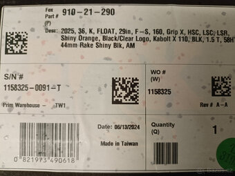 Nová vidlice Fox 36 Factory GRIP X 160 mm 29“ Tapered Boost - 5