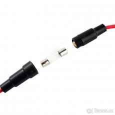 Vodotěsná 12V universální motozásuvka voltmetr USB cigarete - 5
