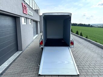 Nebržděný skříňový přívěs DEBON C255 U, 750 kg, bílý - 5
