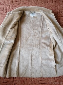 Dámský krémový kabát - 5