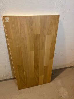 Stolová deska mix dekorů dub masiv - 5