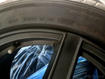 Kia, Hyundai, Mazda Alu kolo 7,5x18 ET55 + nové letní pneu - 5