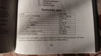 Elektrický drtič větví Gardol GLH 255 - 5
