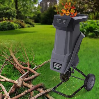 Zahradní drtič/štěpkovač 2400W - nepoužitý - 5