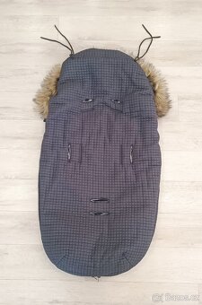 PINKIE zimní fusak se snímatelným kožíškem + rukávník - 5
