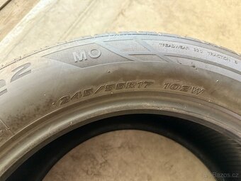 prodám letní pneumatiky 245/55/17 Hankook dva kusy - 5