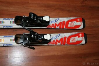 lyže Dynamic 130 cm ,Salomon lyžáky - 5