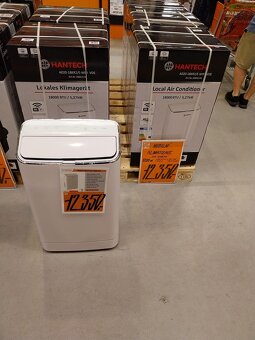 Vykonná mobilní klimatizace HANTECH 18000BTU chlazení  5270W - 5