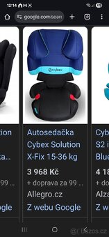 Dětská autosedačka Cybex Solution X-Fix - 5