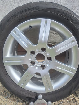 4x ALU 6.5Jx16H2 ET50 SEAT + Pneu 205/55 R16 91W - 5