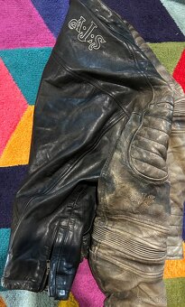 AJS  MOTORS pánské kožená 100% leather bunda na motorku 58💪 - 5